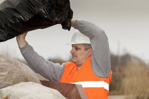 Various items being cleared from a home